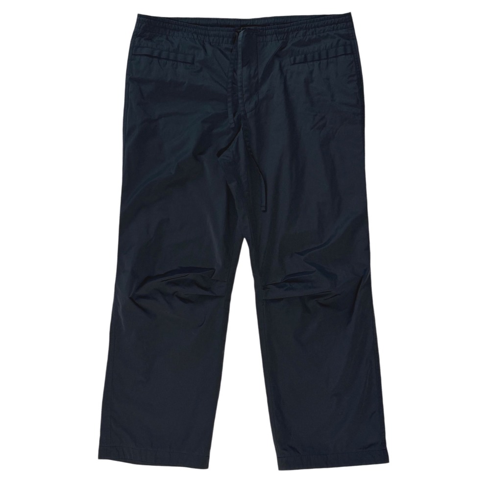 Banana Republic Women's Size 6 Black Nylon Zip‎ Drawstring Waist Cargo Pants